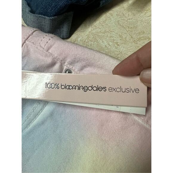 Aqua Bloomingdales Exclusive Tie Dye Shorts Sz 30 NWT - Picture 5 of 6